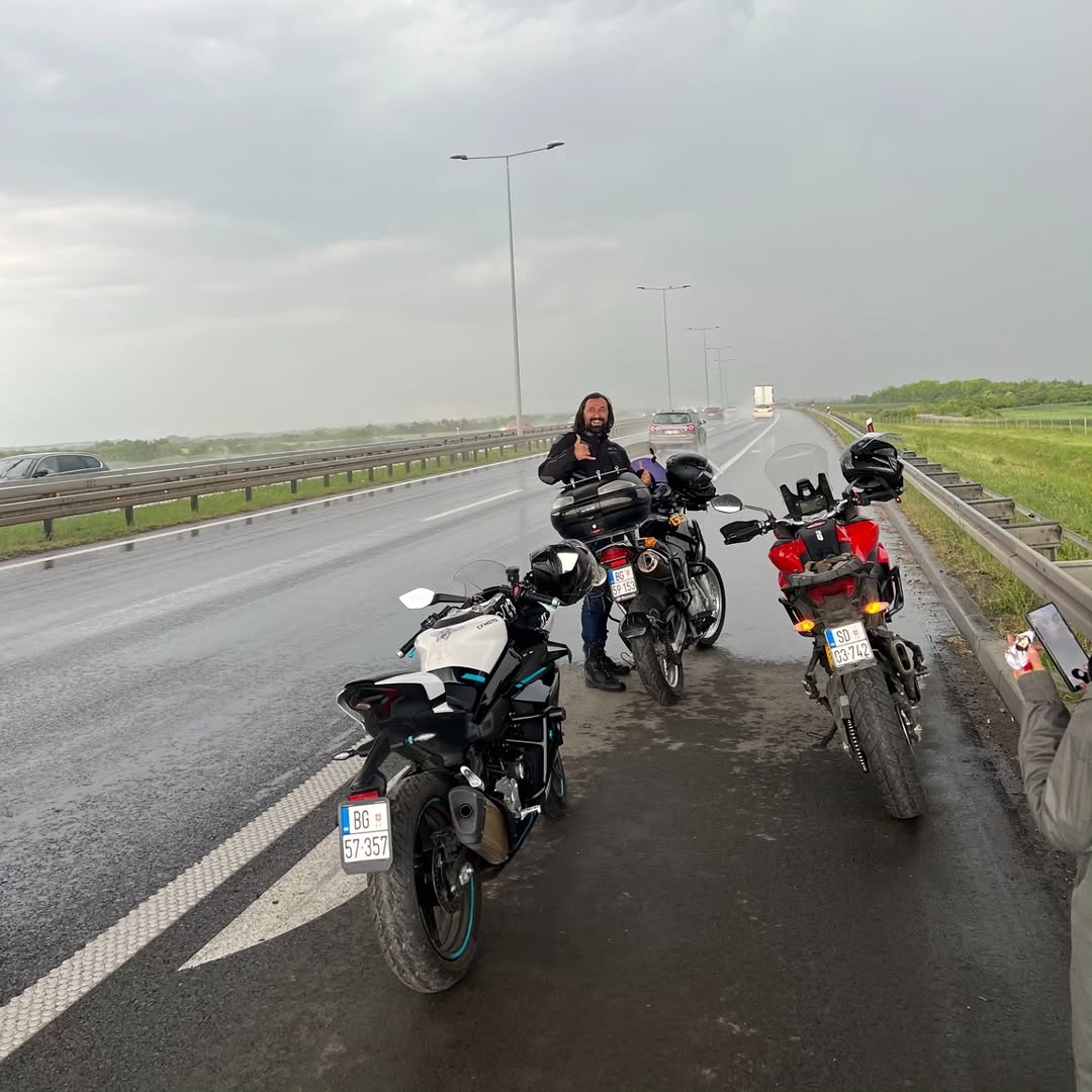 Highway ride on Fruška Gora
